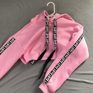 Crop top hoodie